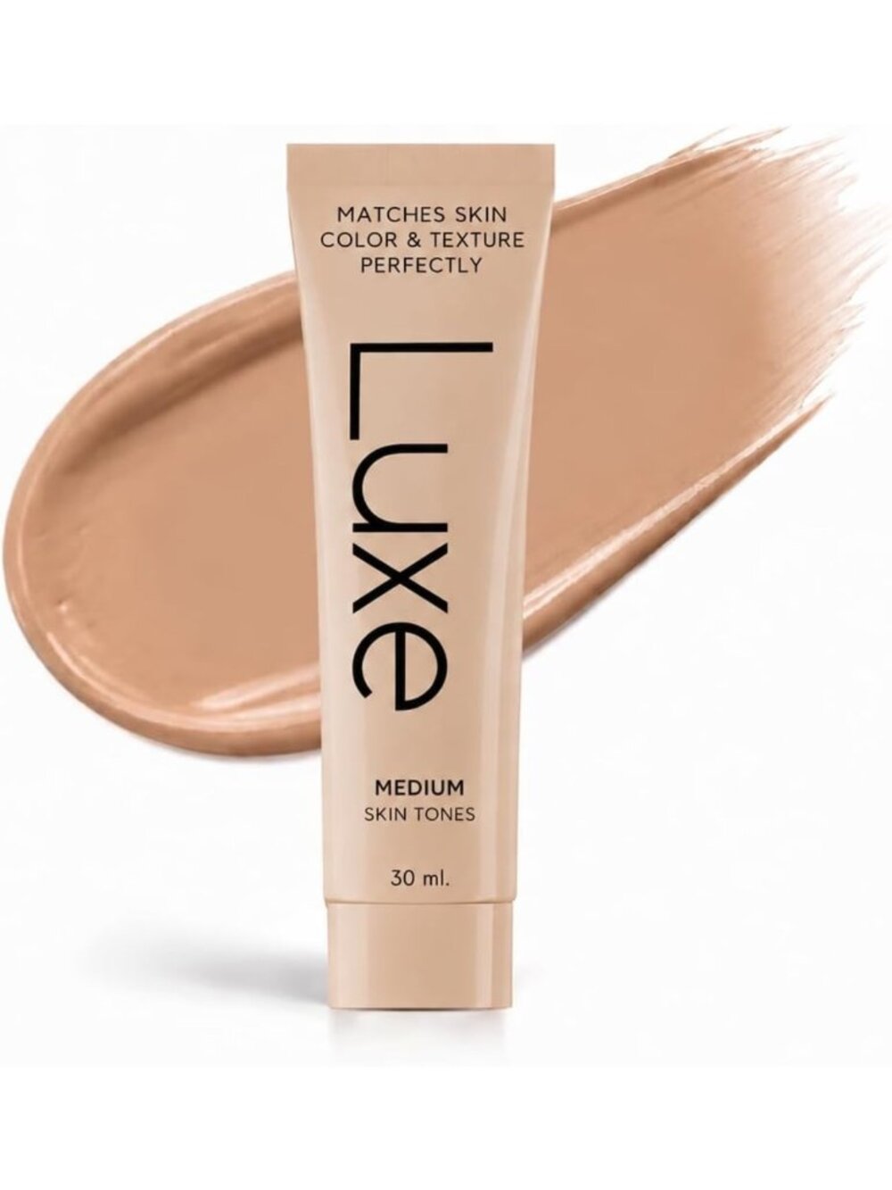 Color Changing Foundation - Luxe Medium Shade, Flawless Finish, Long-Lasting